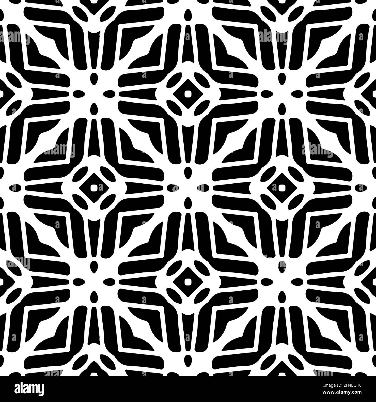 Vector seamless pattern. Modern stylish texture. Composition from ...