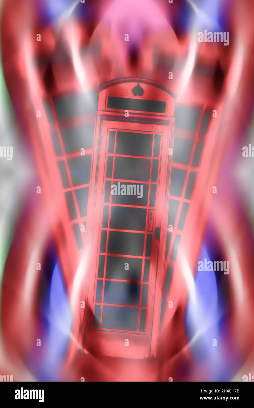 Background, Vortex, Abstract, Space capsule, Booth, Machine, Science fiction, Motion, Speed, Flying, Capsule, Warp, Phone box, Wormhole Stock Photo