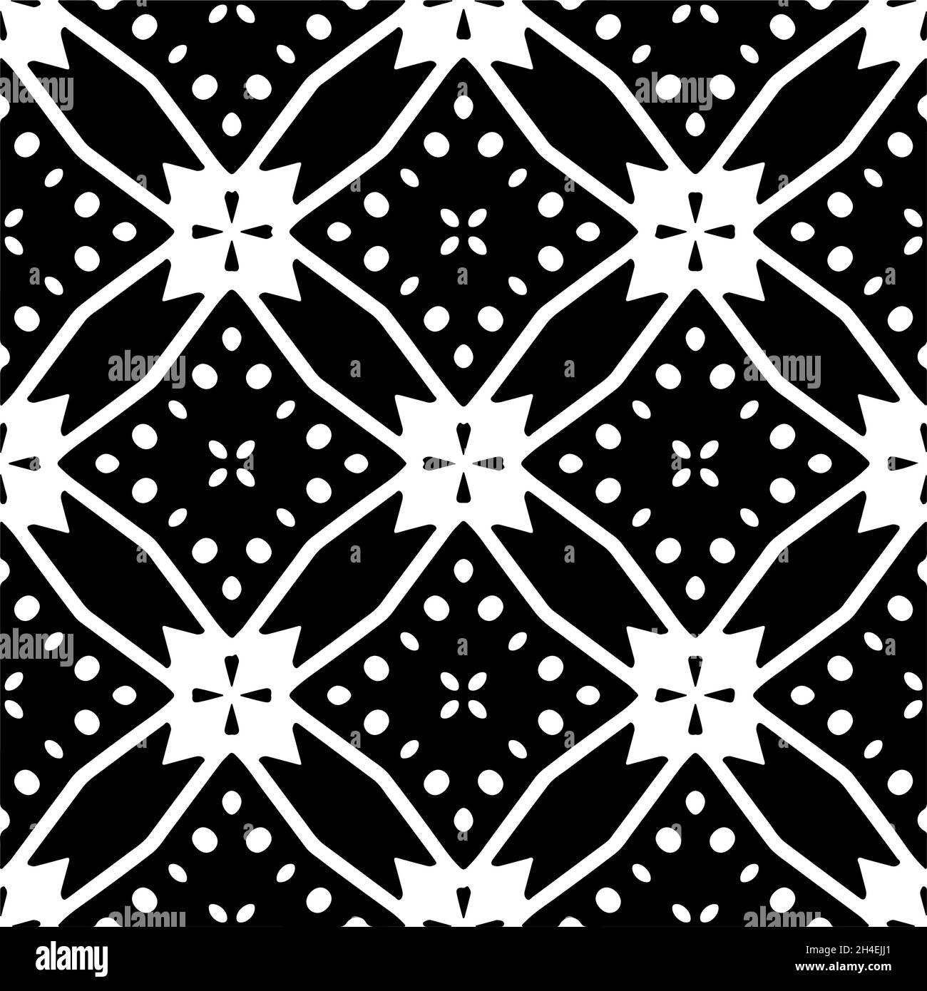 Vector seamless pattern. Modern stylish texture. Composition from ...