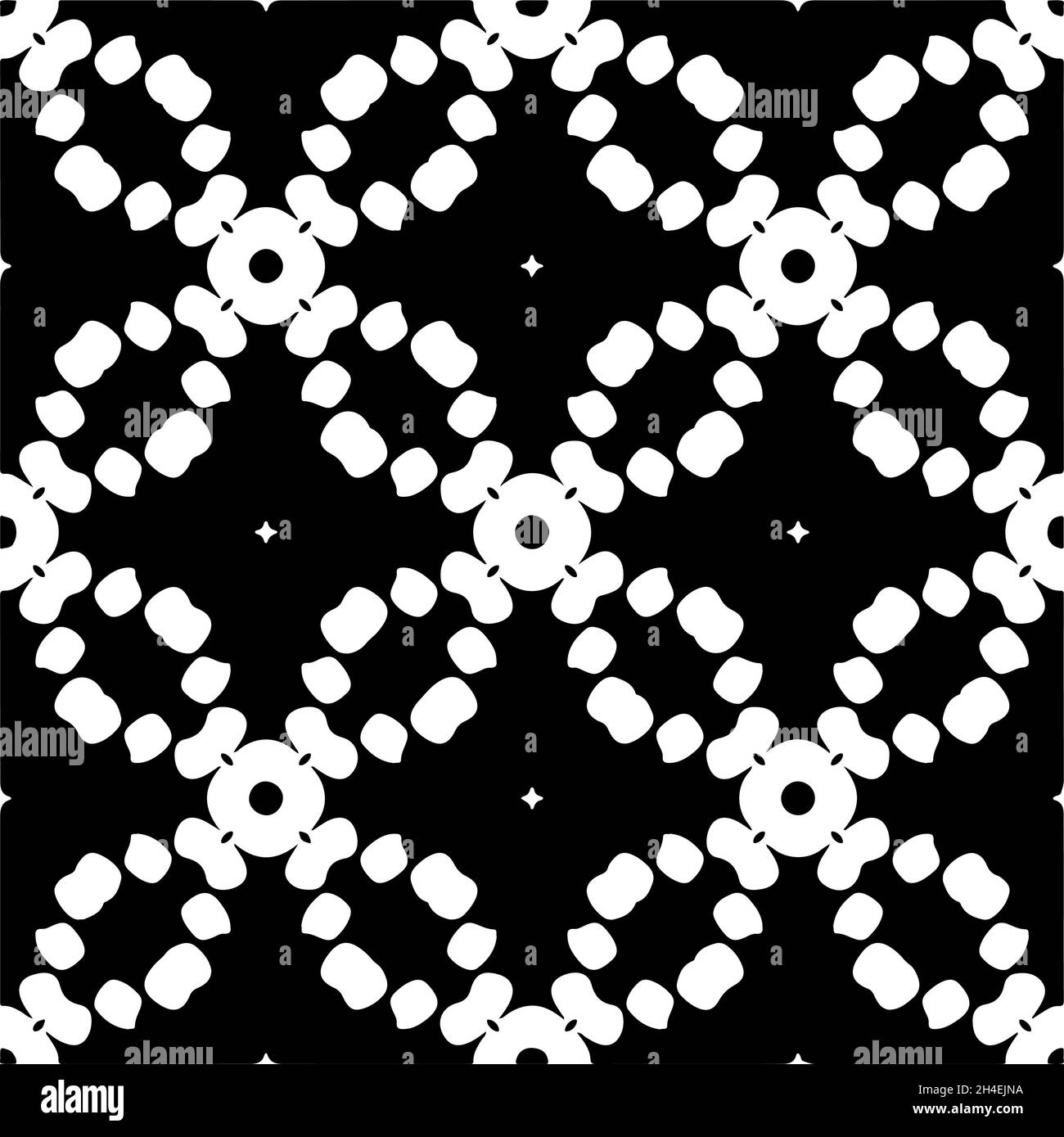 Vector seamless pattern. Modern stylish texture. Composition from ...