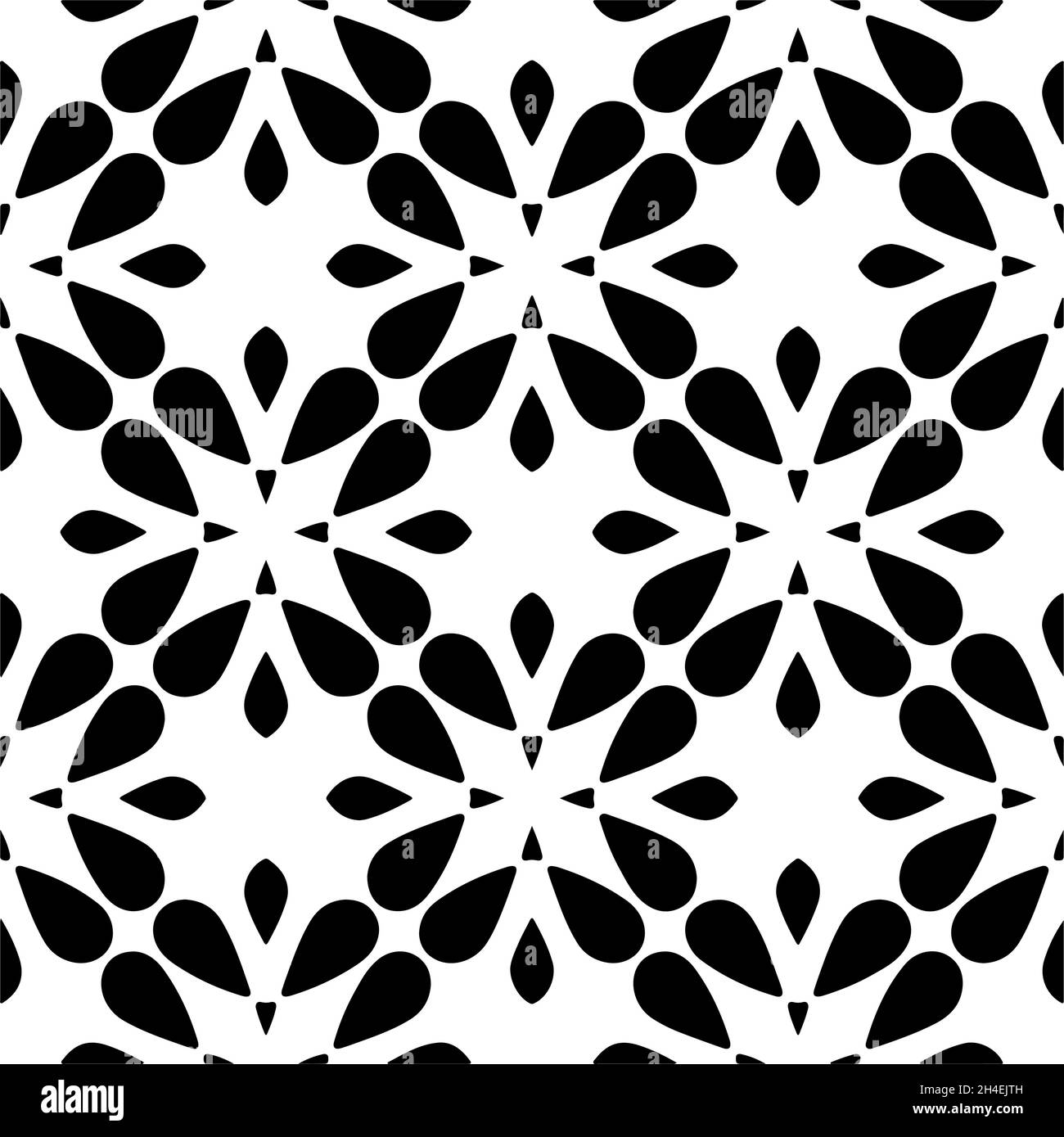 Vector seamless pattern. Modern stylish texture. Composition from ...