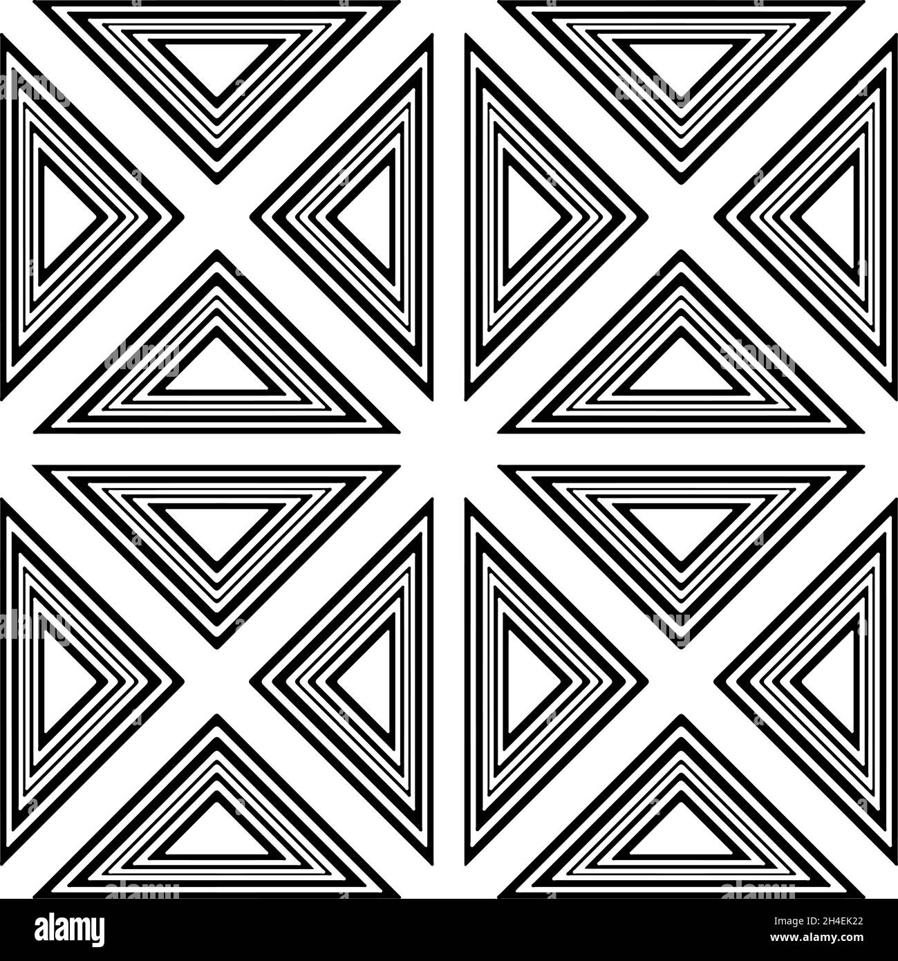 Vector seamless pattern. Modern stylish texture. Composition from ...