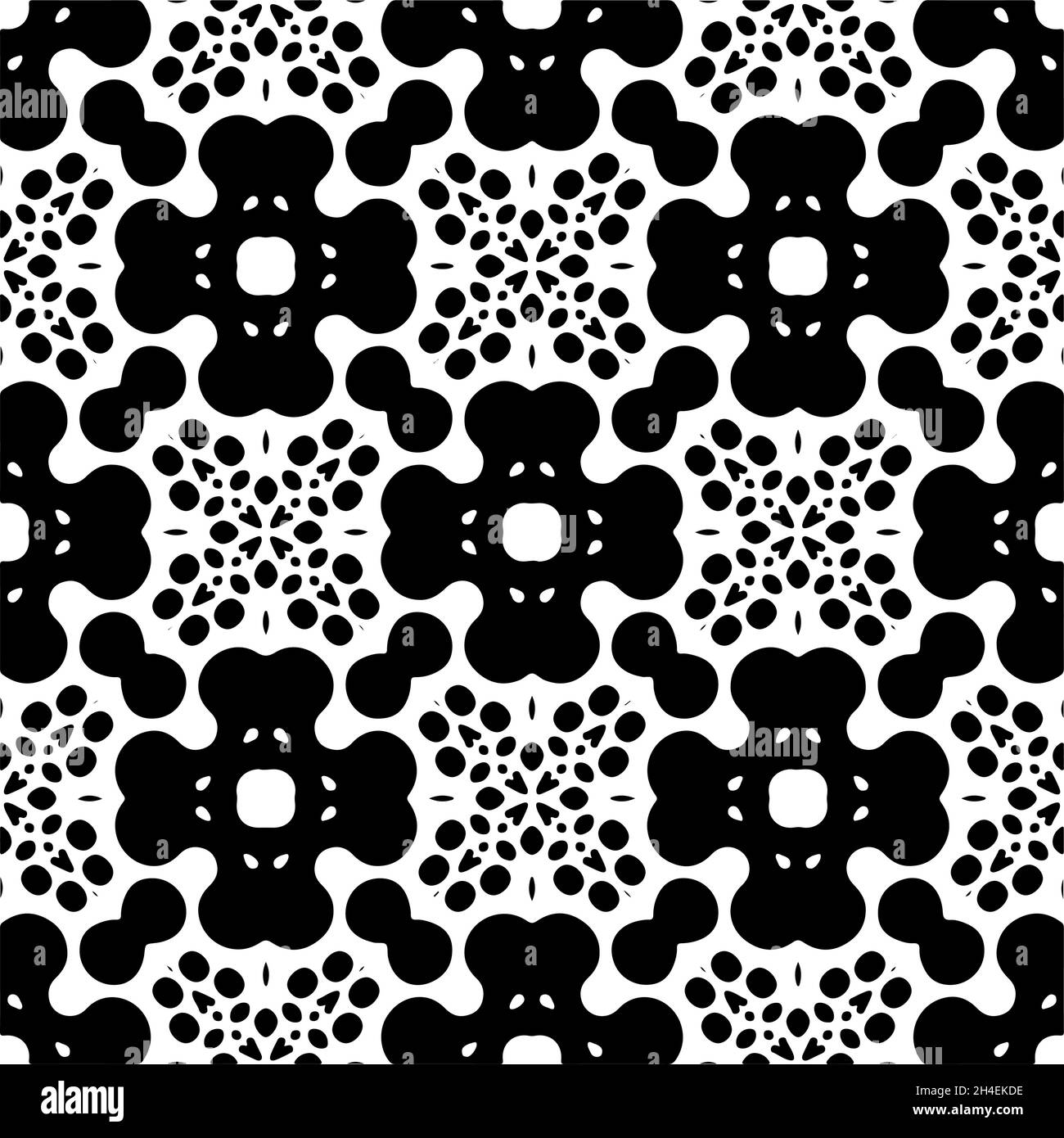 Vector seamless pattern. Modern stylish texture. Composition from ...