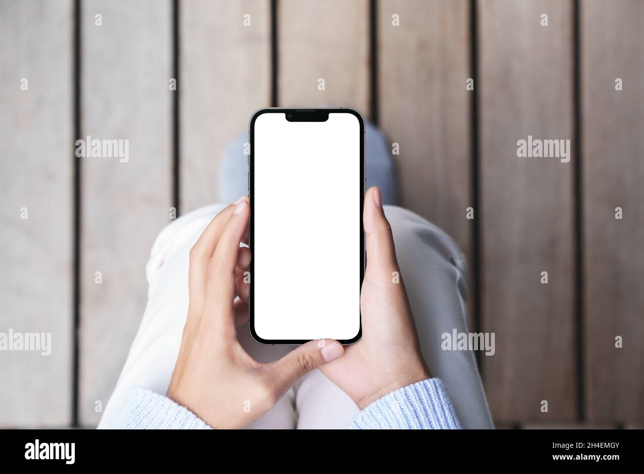 Using Phone Top View Top view caucasian woman hand hi-res stock photography and images - Alamy