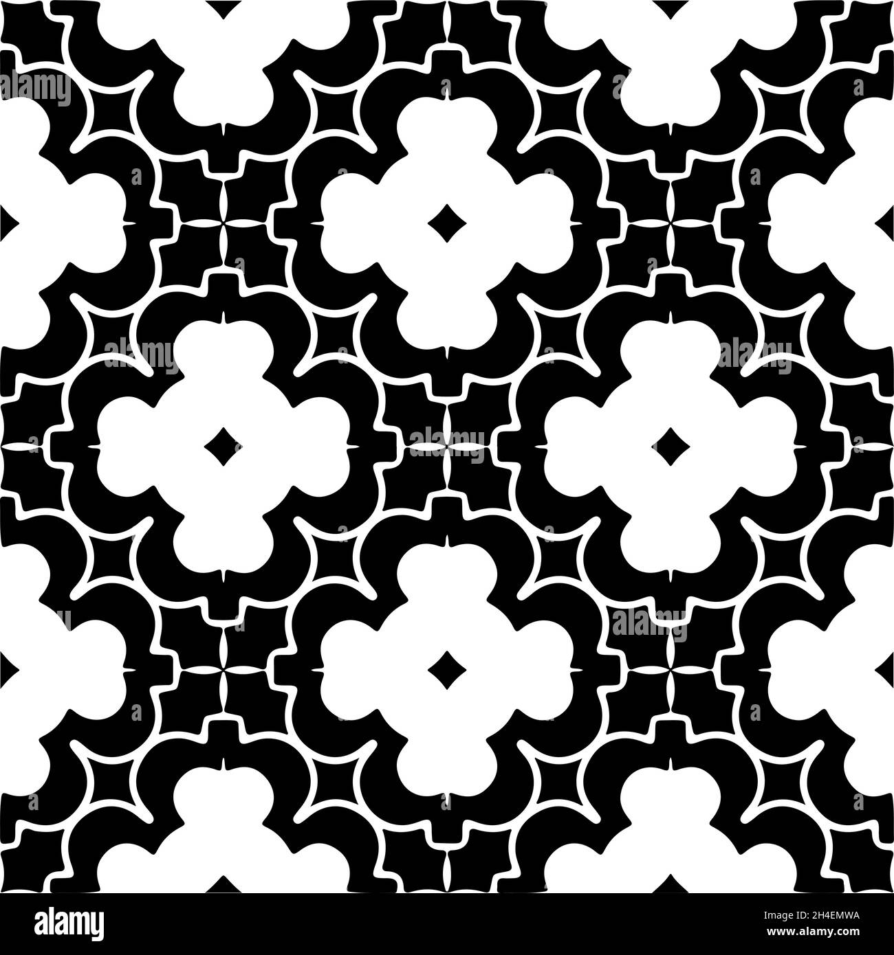 Vector seamless pattern. Modern stylish texture. Composition from ...