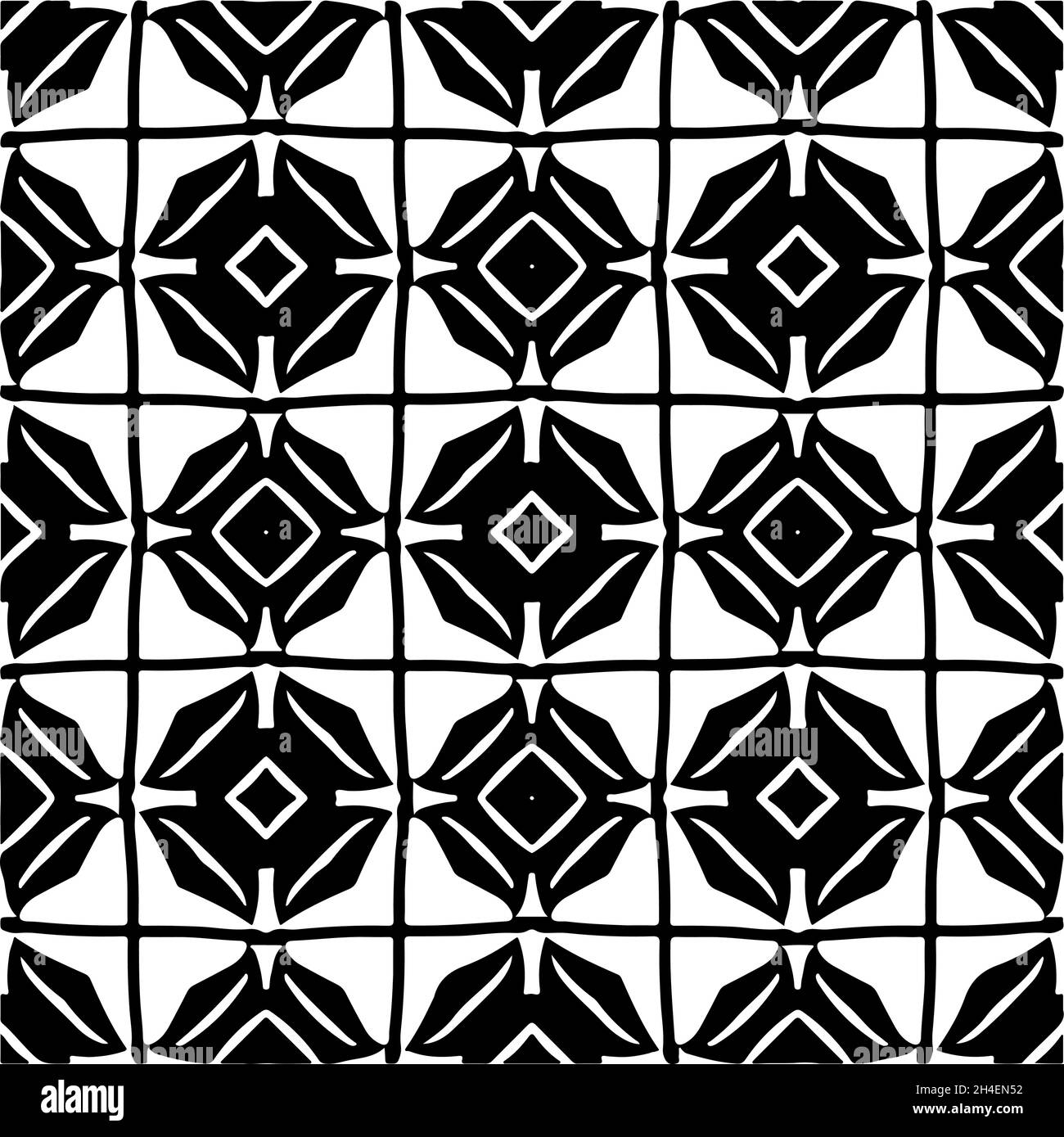 Vector seamless pattern. Modern stylish texture. Composition from ...