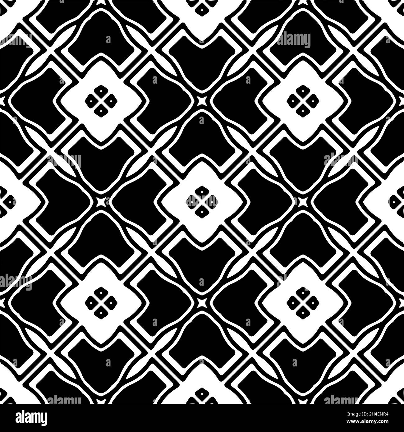Vector seamless pattern. Modern stylish texture. Composition from ...