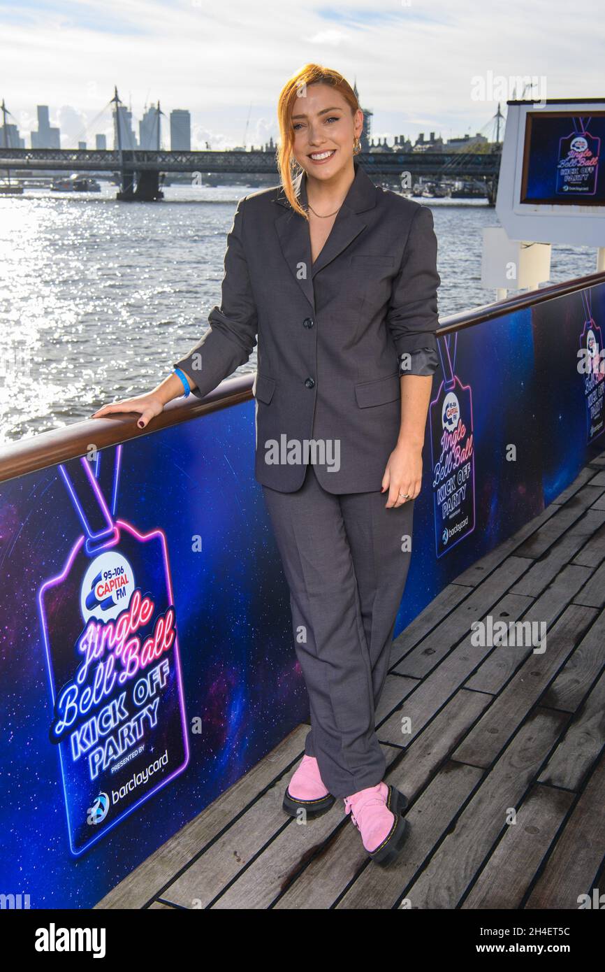 London, UK. 2 November 2021. Rio Fredrika attending Capital’s Jingle