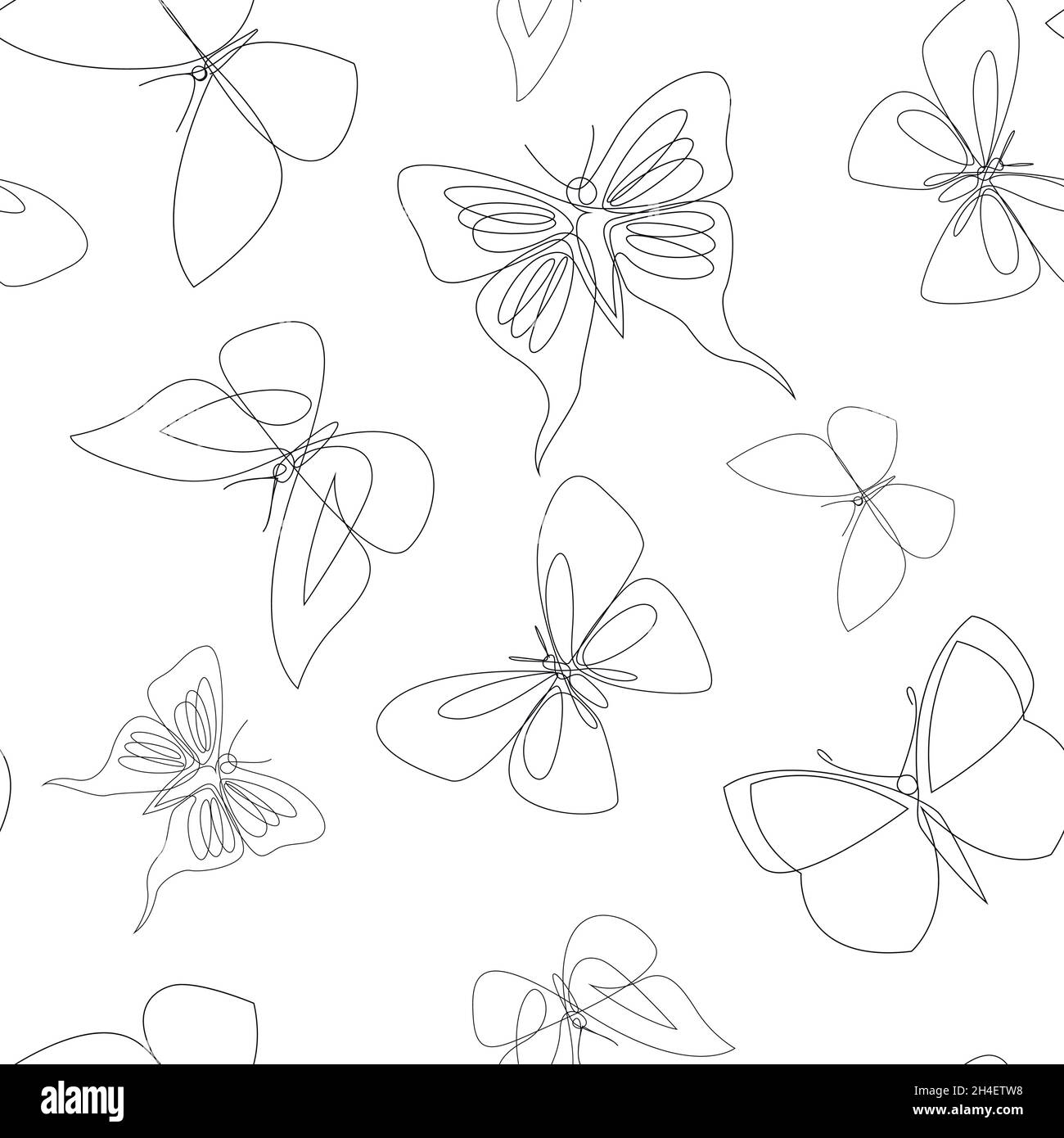 Flying Butterfly Stencil Designs