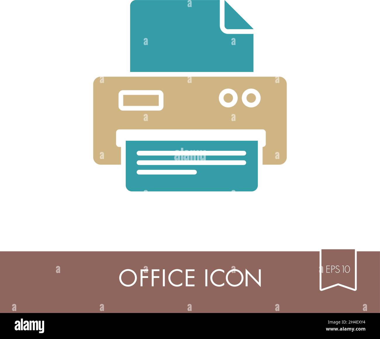 Fax outline icon. Office sign. Graph symbol for your web site design ...