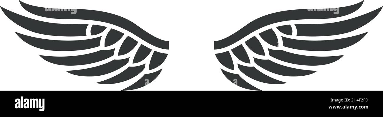 Eagle wings flight graphics spiritual vector illustration Stock Vector Image  & Art - Alamy