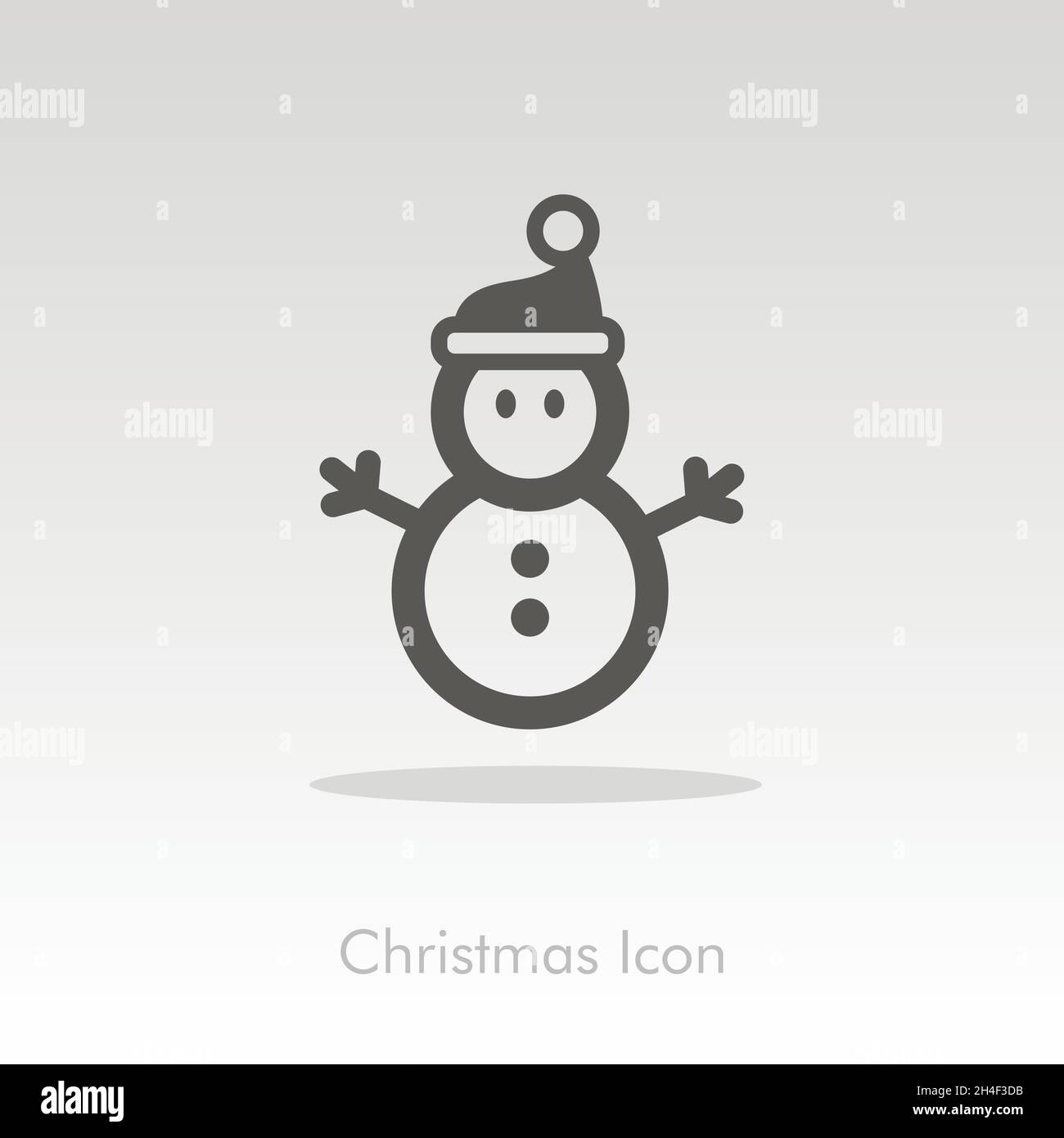 Modern Snowman icon, vector illustration eps 10 Stock Vector Image & Art -  Alamy