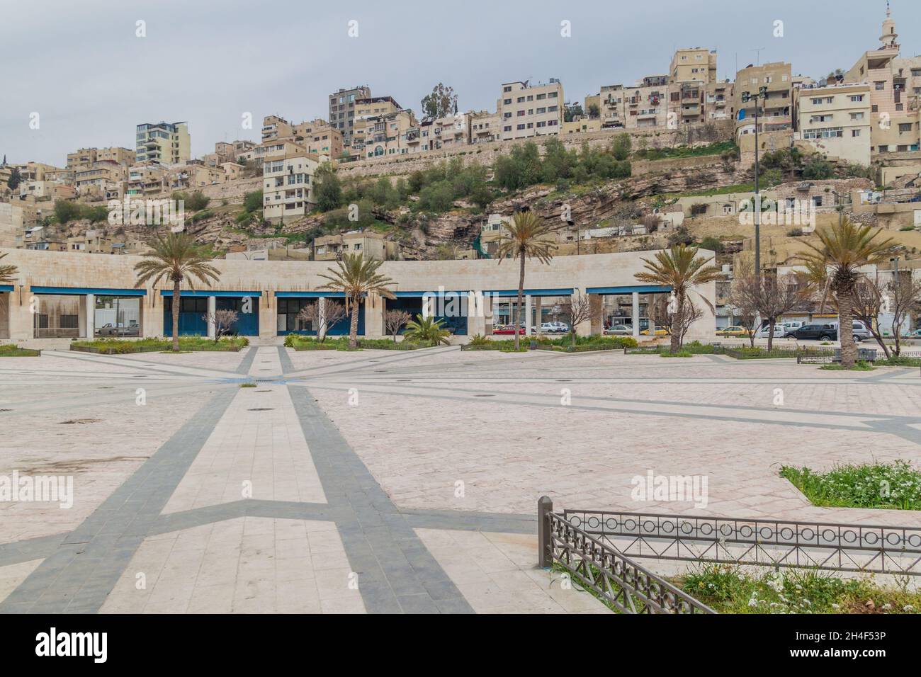 Nakheel Square in the center of Amman, Jordan Stock Photo