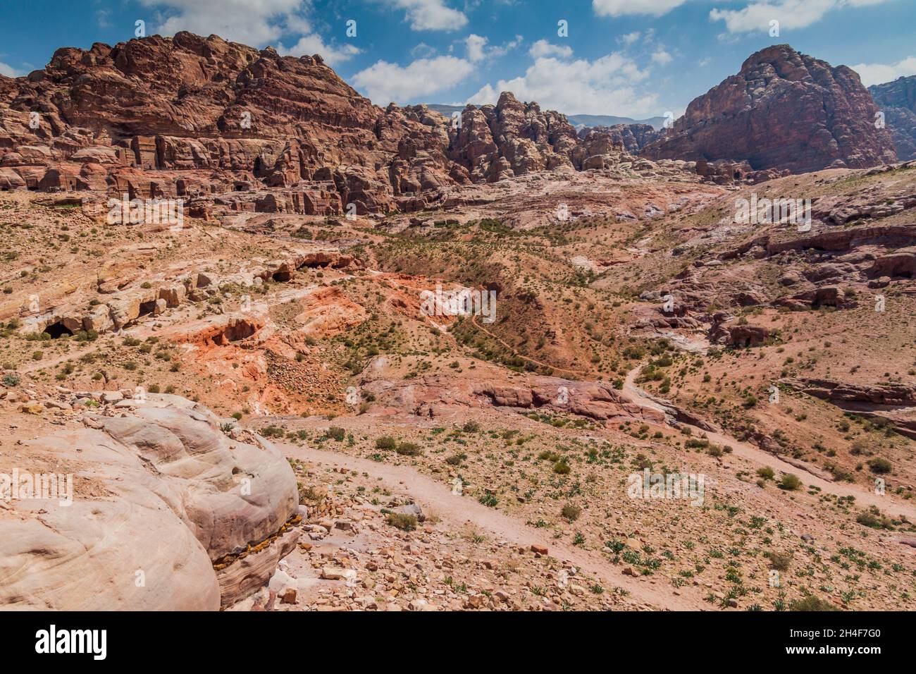Landscape of the ancient city Petra, Jordan Stock Photo - Alamy