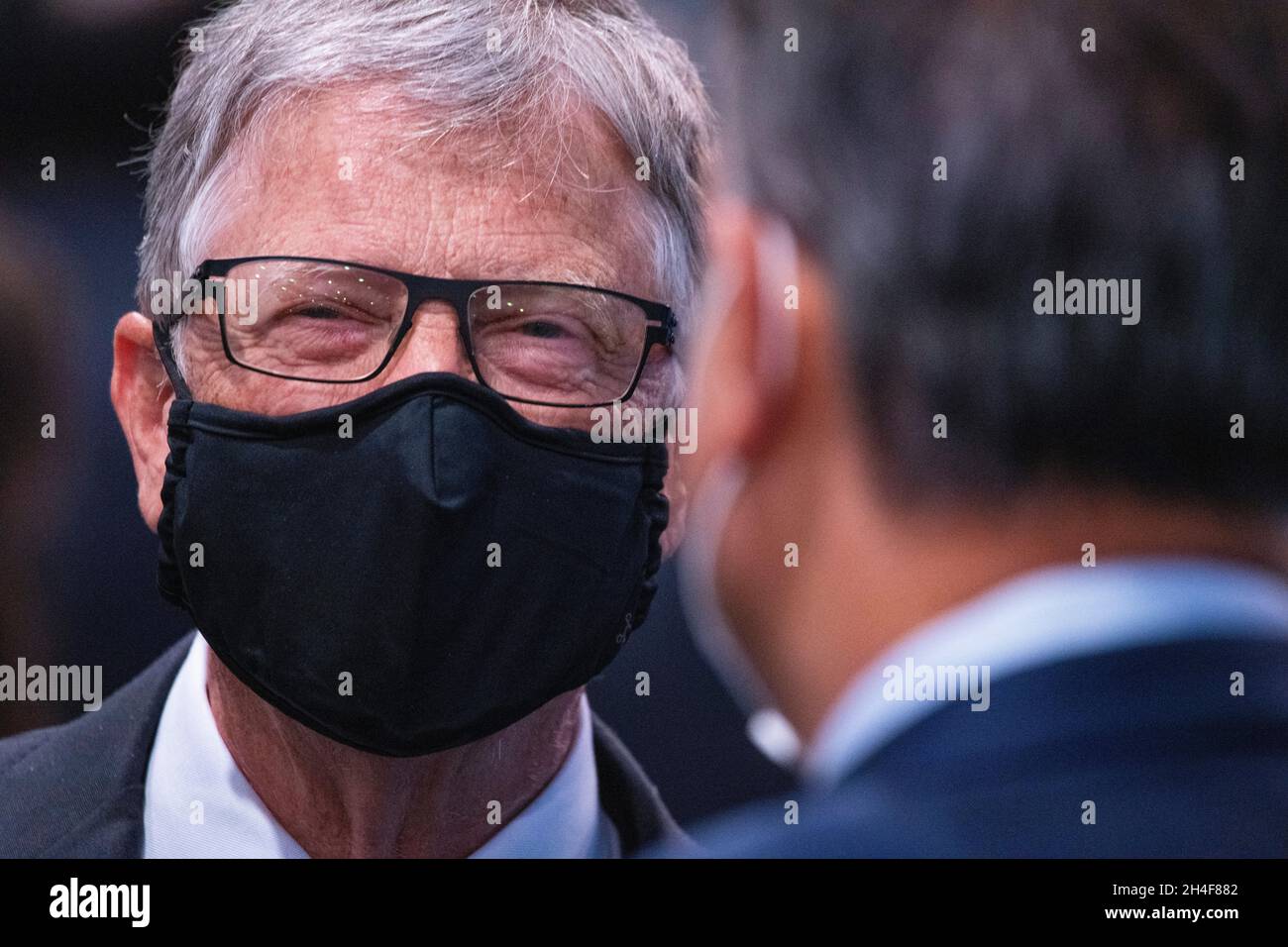 Glasgow, Scotland, UK. 2nd Nov, 2021. PICTURED: Bill Gates, CEO of Microsoft. World leaders come together at the COP26 Climate Change Conference in Glasgow this afternoon. Credit: Colin Fisher/Alamy Live News Stock Photo