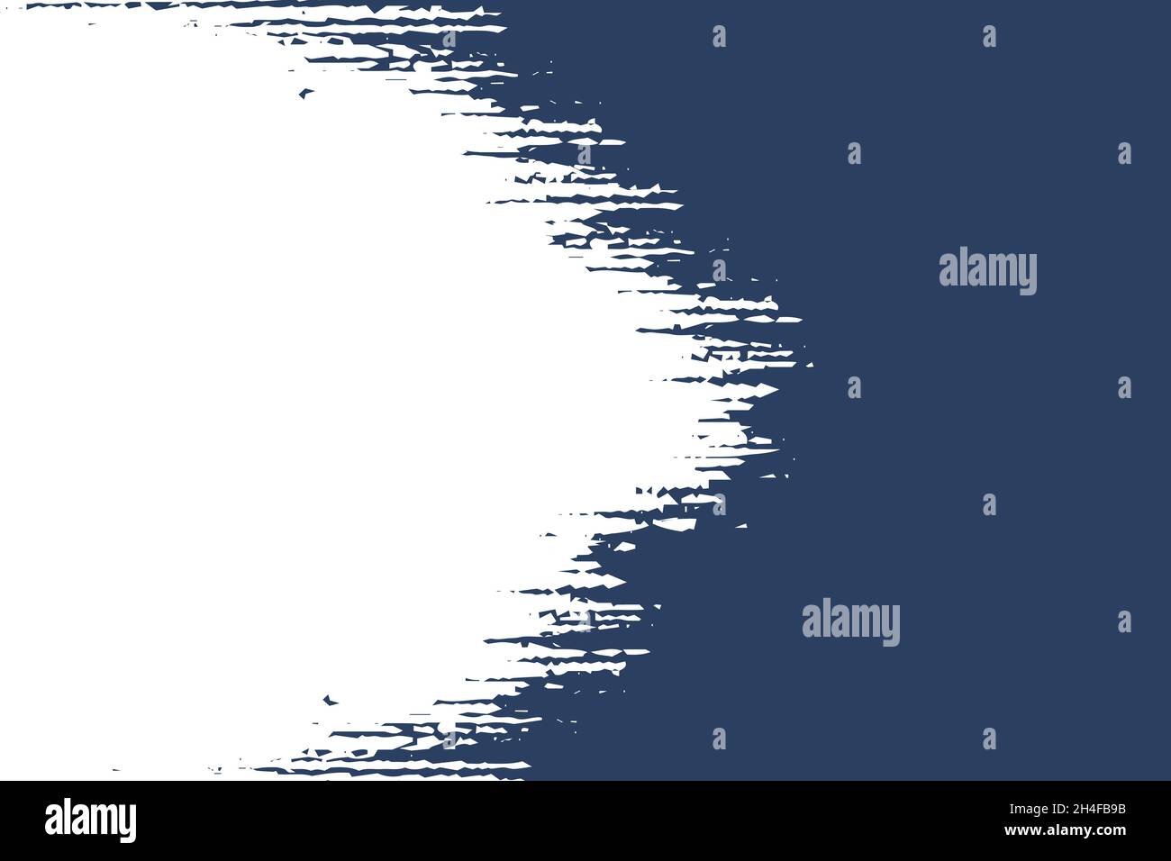 Abstract navy and white brush background vector Stock Vector