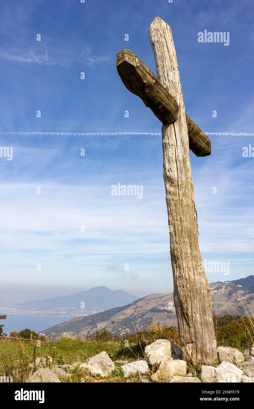 Monte Commune, Sorrento Peninsula, Amalfi Coast Stock Photo