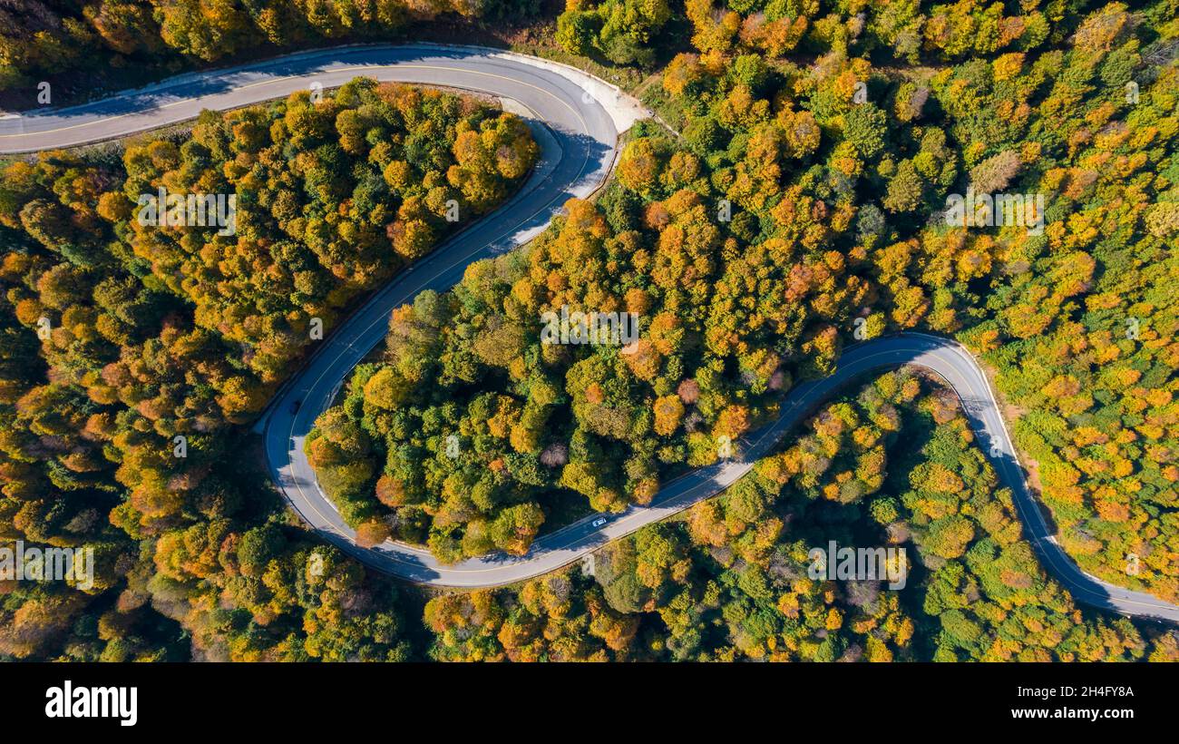 Drone shot beautiful green mountain hi-res stock photography and images ...