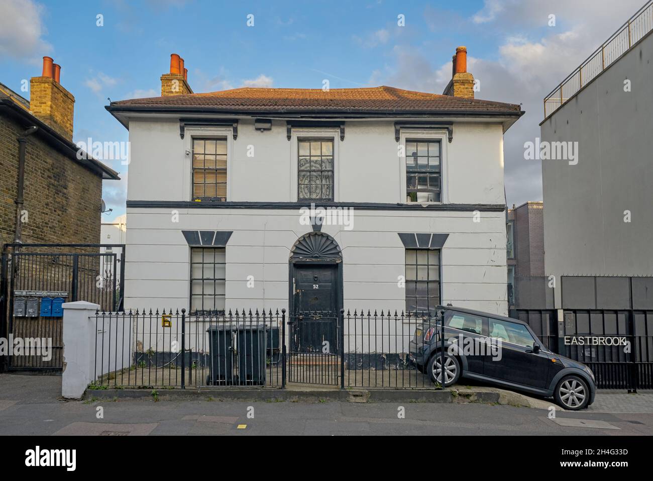 large house in hackney double fronted victorian house Stock Photo Alamy