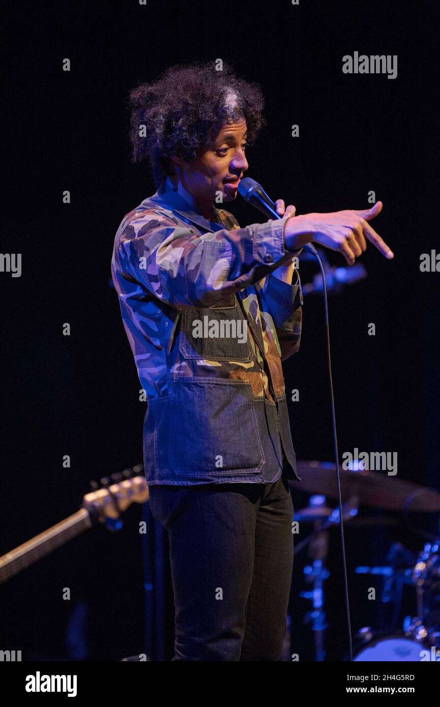 BARCELONA NOV 02 American singer and composer Jose James performs