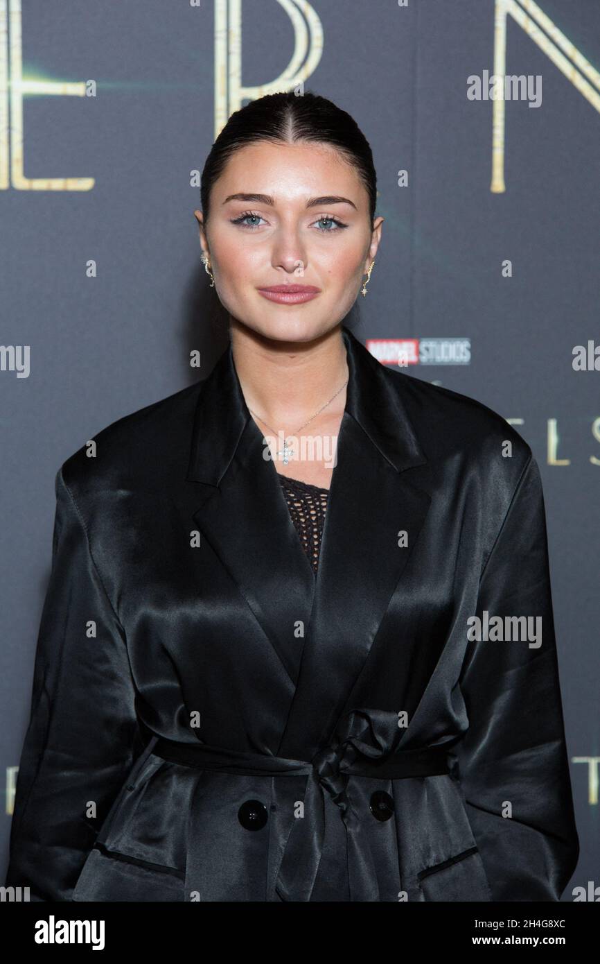 Paris, France. November 02, 2021, Laura Genevino attend the 'Les