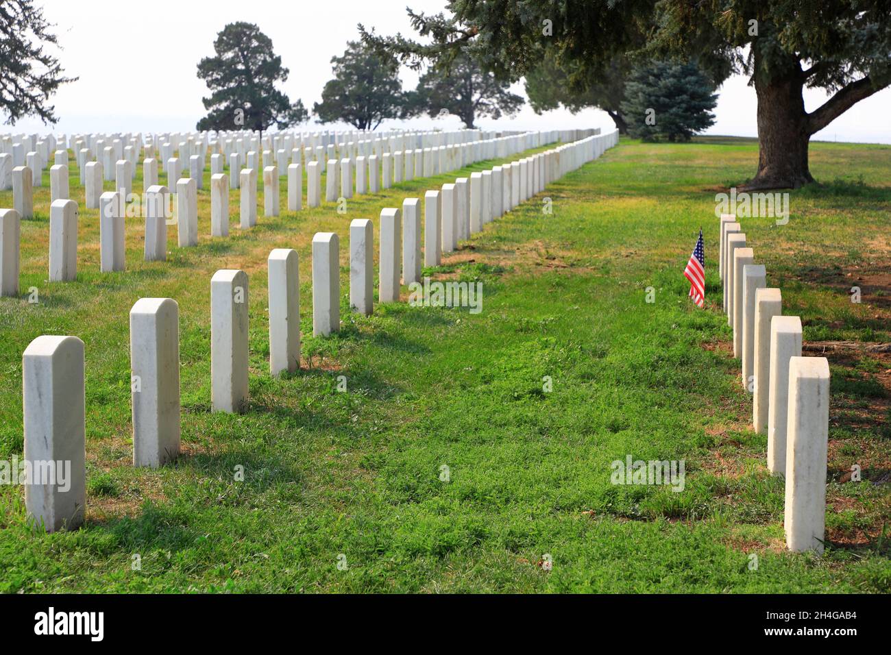 Custer National Cemetery in Little Bighorn Battlefield National
