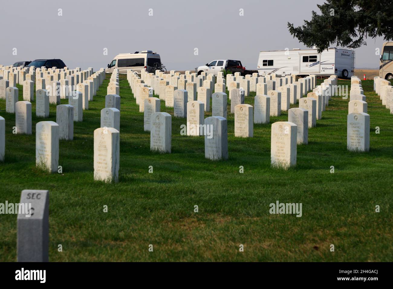 Custer National Cemetery in Little Bighorn Battlefield National