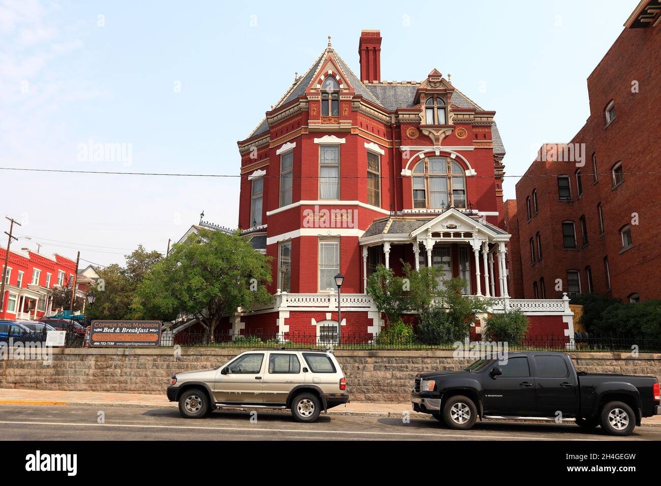 Historic Copper King Mansion in Butte, Montana, USA Stock Photo Alamy