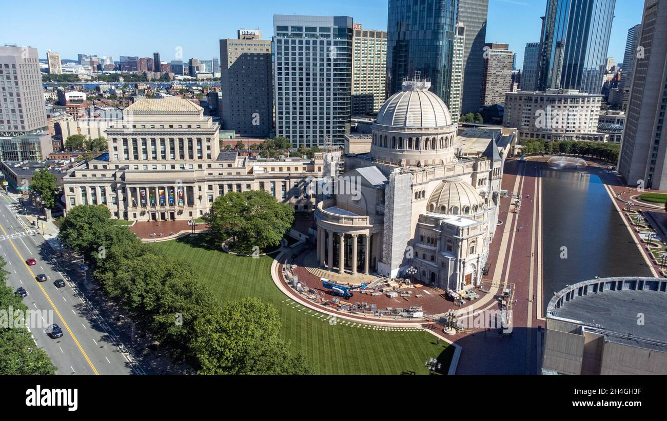 Christian Science Plaza, Boston, Massachusetts, USA Stock Photo - Alamy