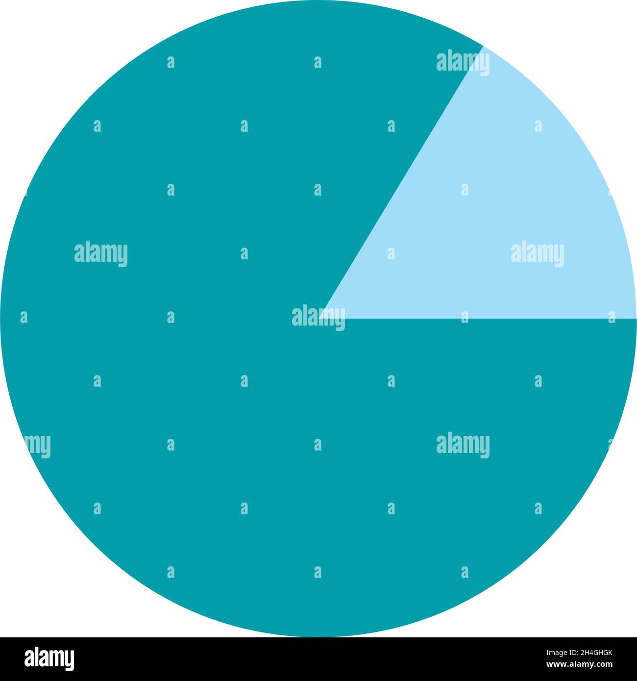 pie chart icon on white background Stock Vector Image & Art - Alamy