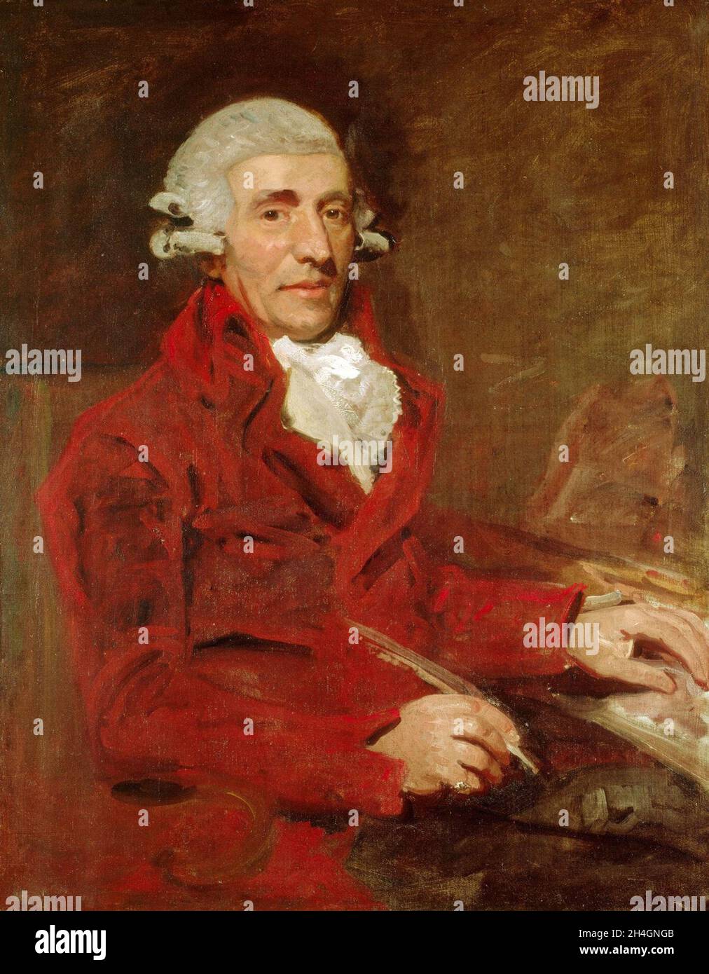 The Austrian composer Joseph Haydn Stock Photo