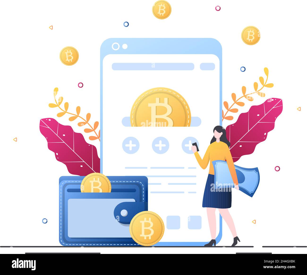 Cash app bitcoin Cut Out Stock Images & Pictures - Alamy