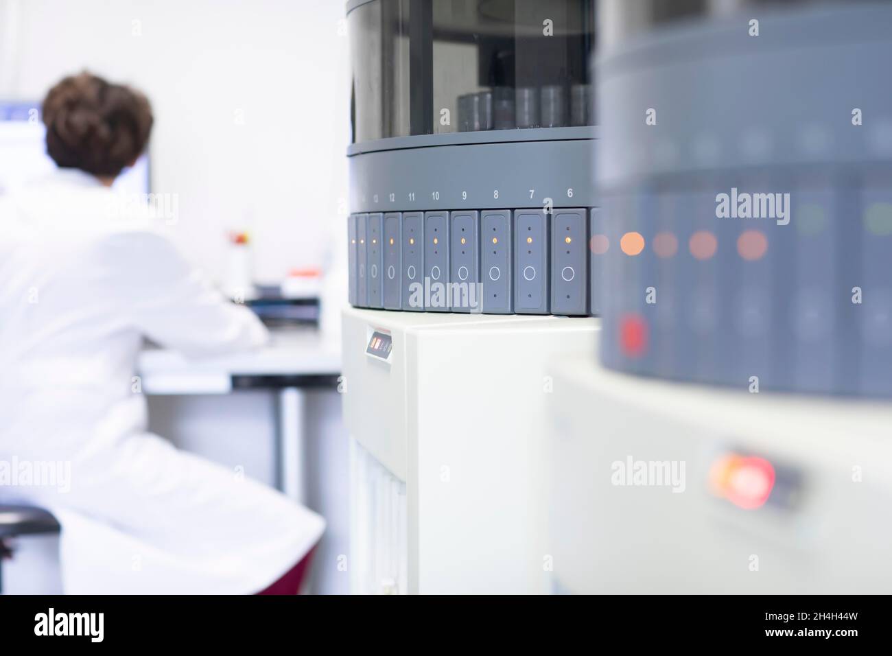 Laboratory equipment in a histology laboratory, Freiburg, Baden