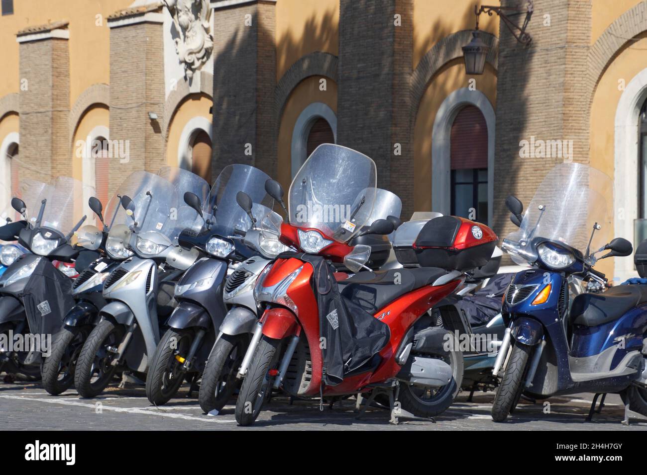 Scooters in Rome, Rome, Italy Stock Photo Alamy
