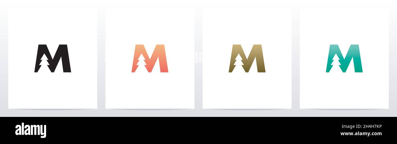 Christmas alphabet letter m Stock Vector Images - Alamy