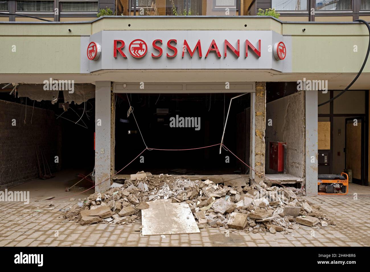 Entrance of a Rossmann Store. The Rossmann GmbH commonly known as Rossmann  Drogeria Parfumeria Cosmetic Shop is the second largest drugstore chain bas  Stock Photo - Alamy