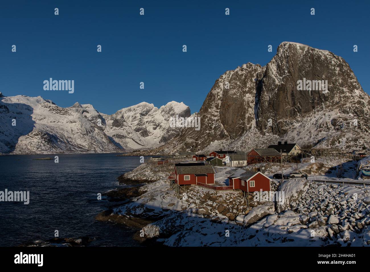 Hamnoy, Lofoten Islands, Nordland, Norway Stock Photo