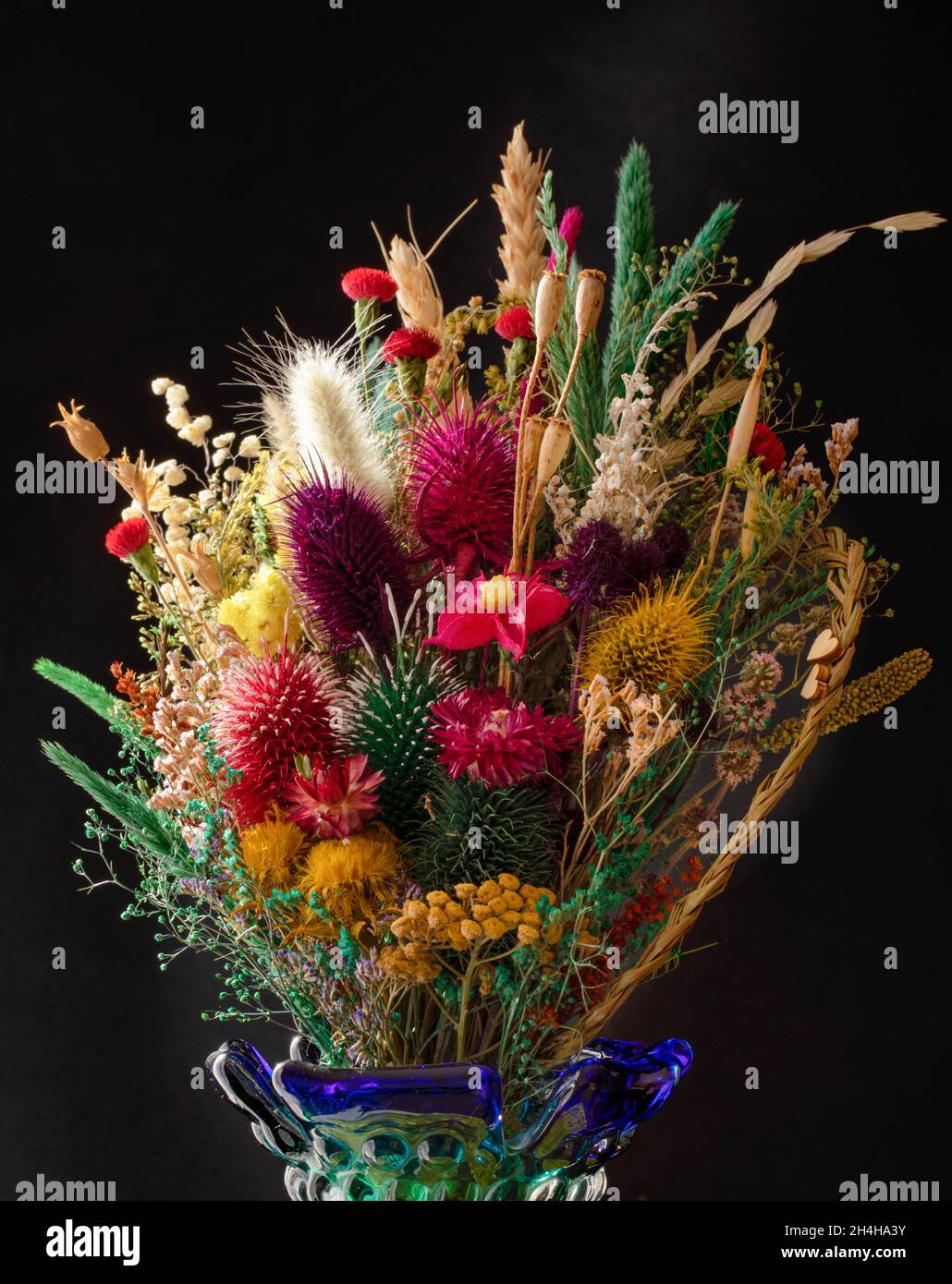 Dried flowers, Krasnodar, Russia Stock Photo