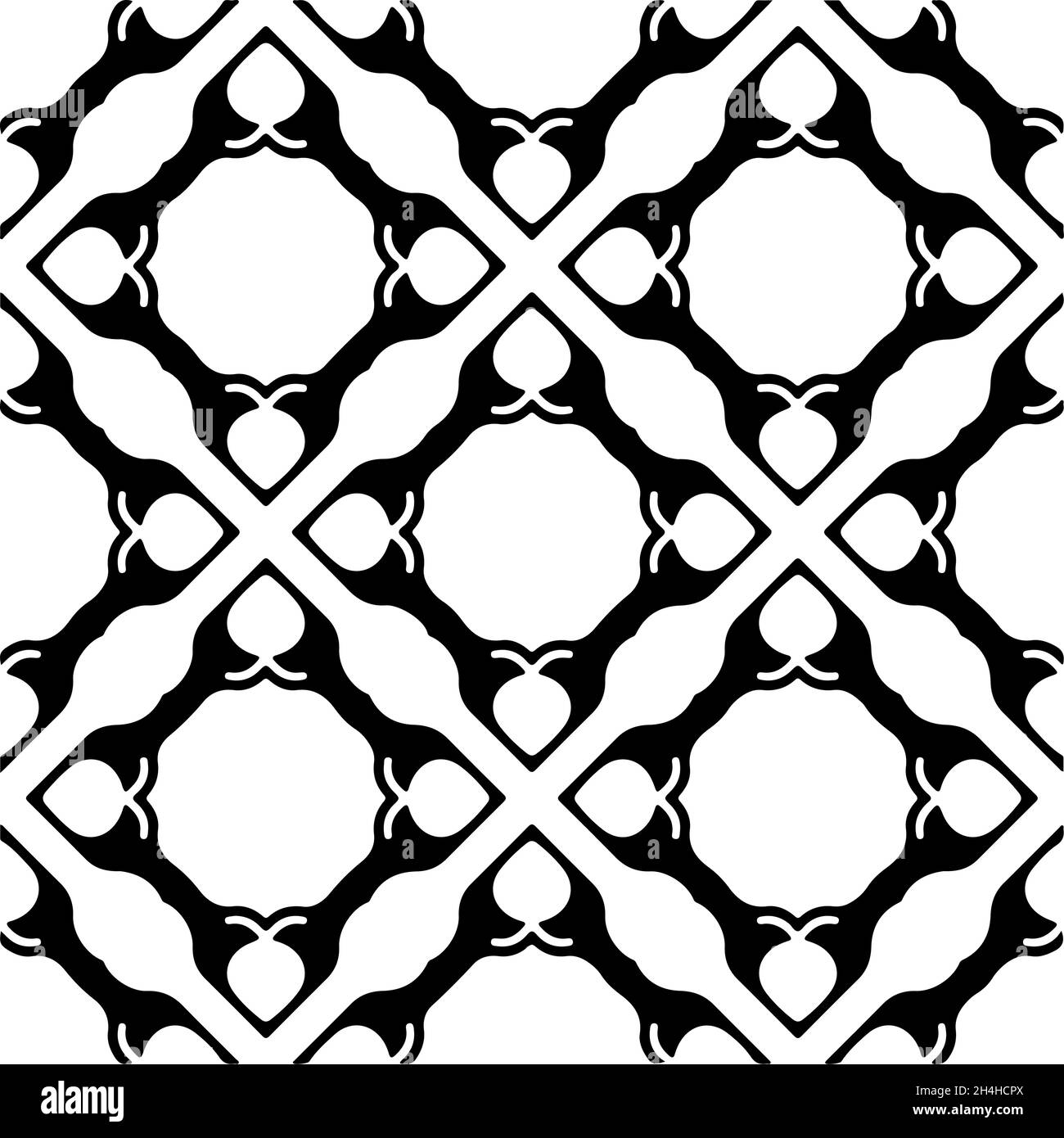Vector seamless pattern. Modern stylish texture. Composition from ...