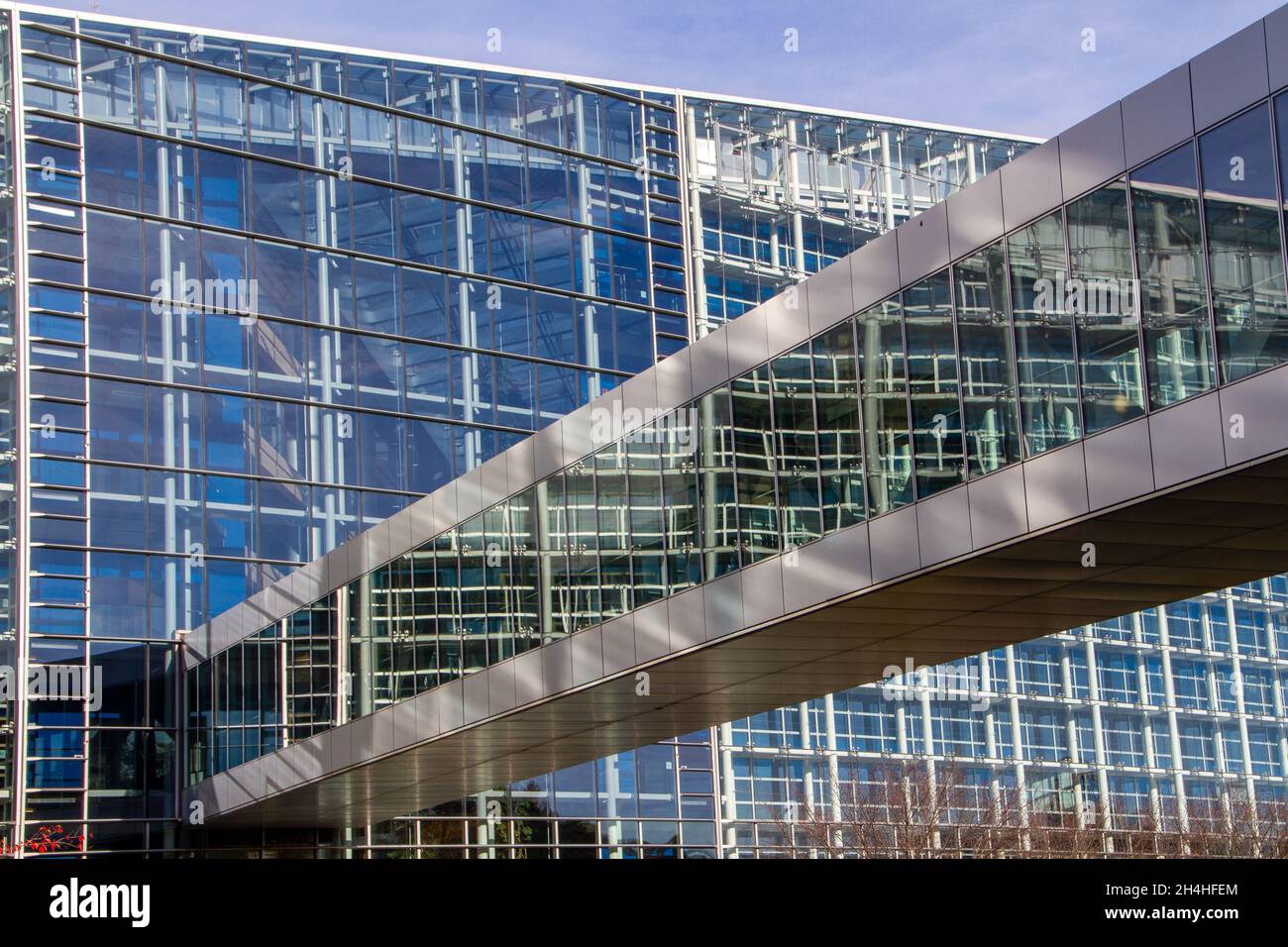 Strasbourg, France, October 31, 2021. The European Parliament is the parliamentary body of the European Union, EU, elected by direct universal suffrag Stock Photo