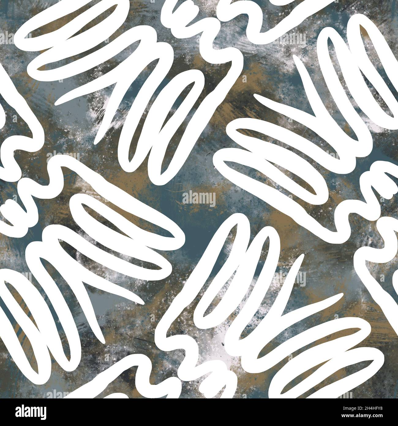 Seamless neutral and white grungy classic abstract surface pattern ...