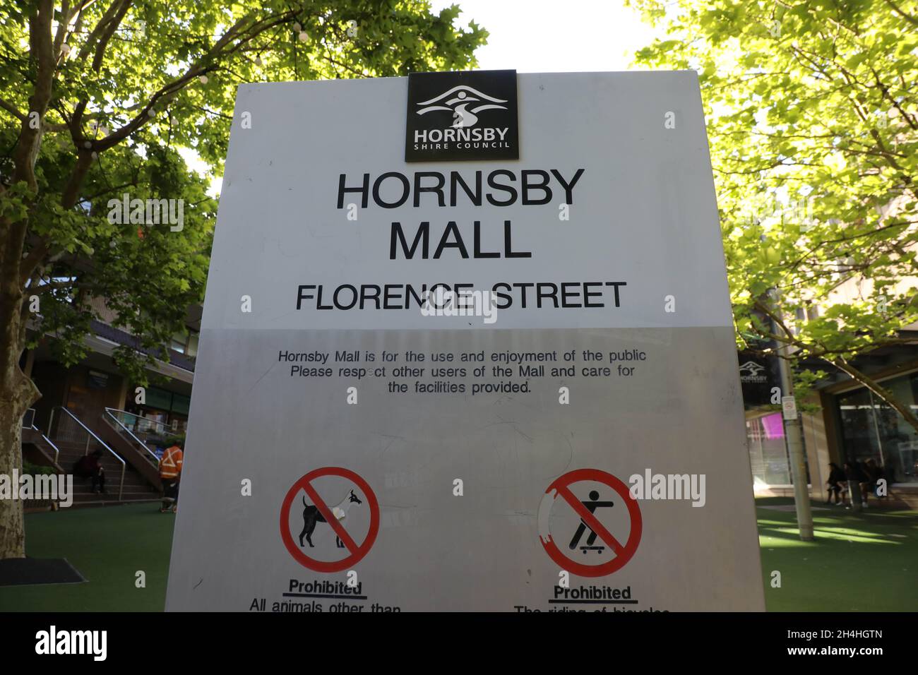 Hornsby Mall Florence Street, Sydney, NSW, Australia Stock Photo Alamy