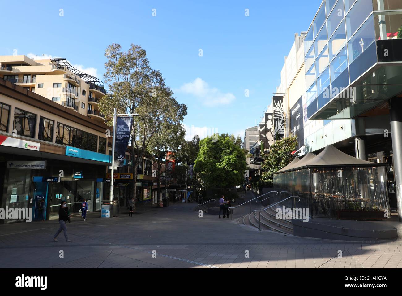 Hornsby Mall Hunter Street, Sydney, NSW, Australia Stock Photo Alamy