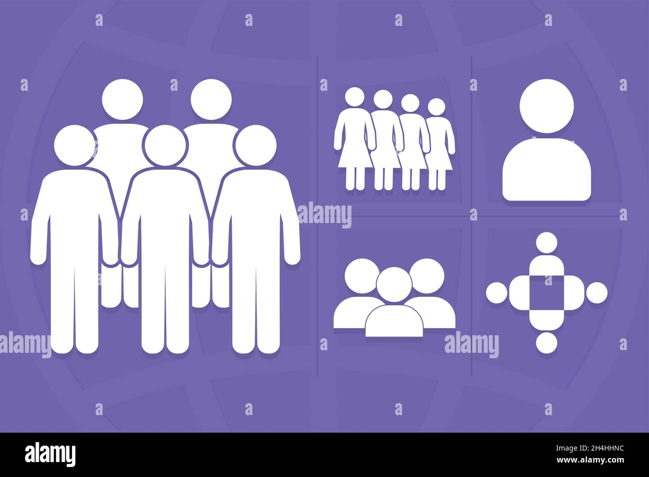 pictogram people icon set design Stock Vector Image & Art - Alamy