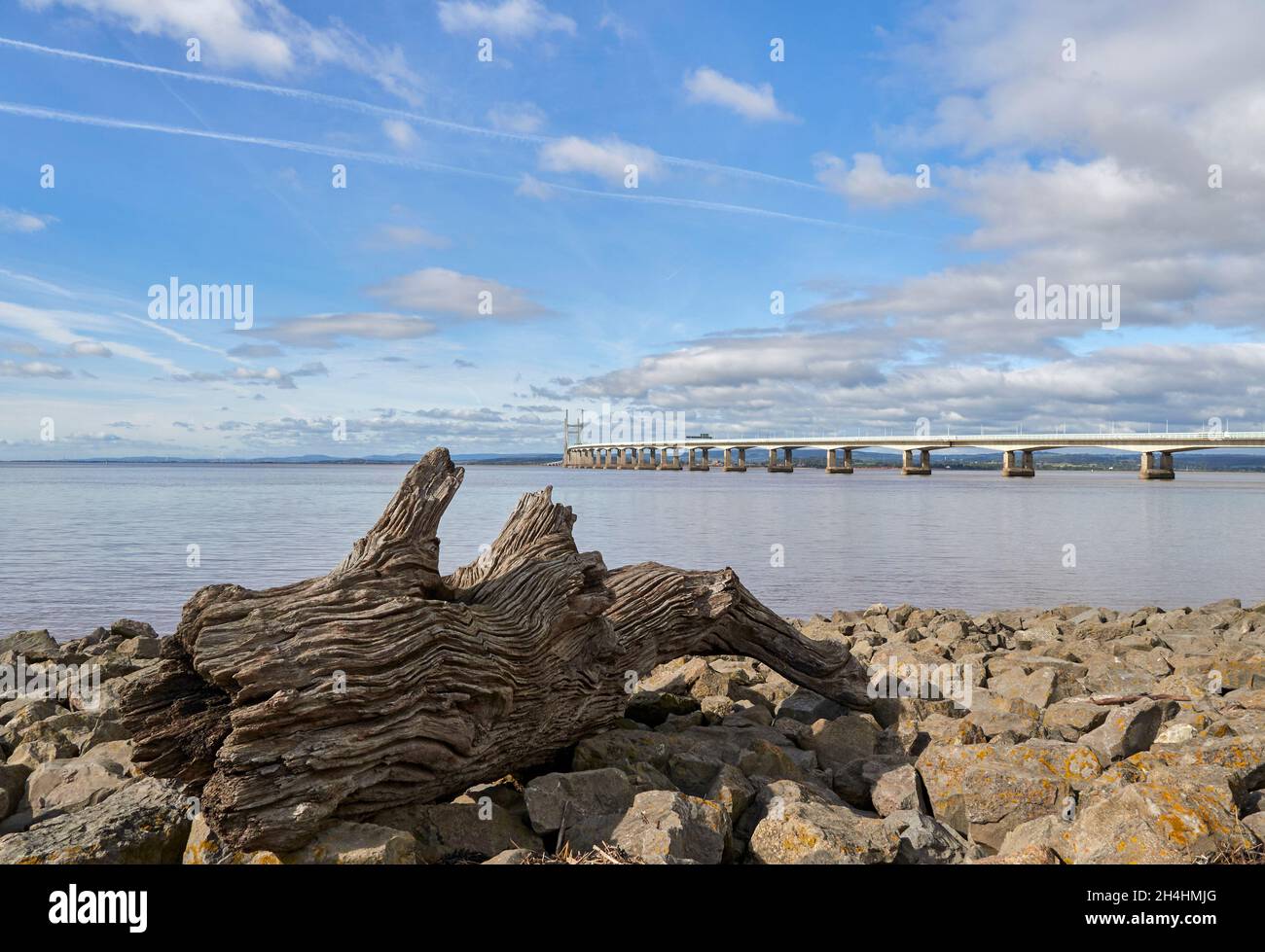 The Severn Bridge or Second Severn Crossing the Prince of Wales Bridge ...