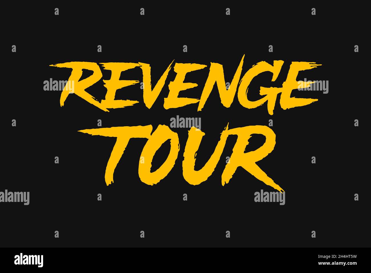 Revenge Tour lettering design Stock Vector Image & Art Alamy