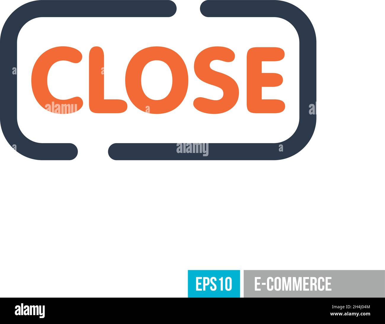 Close sign icon. E-commerce sign. Graph symbol for your web site design ...