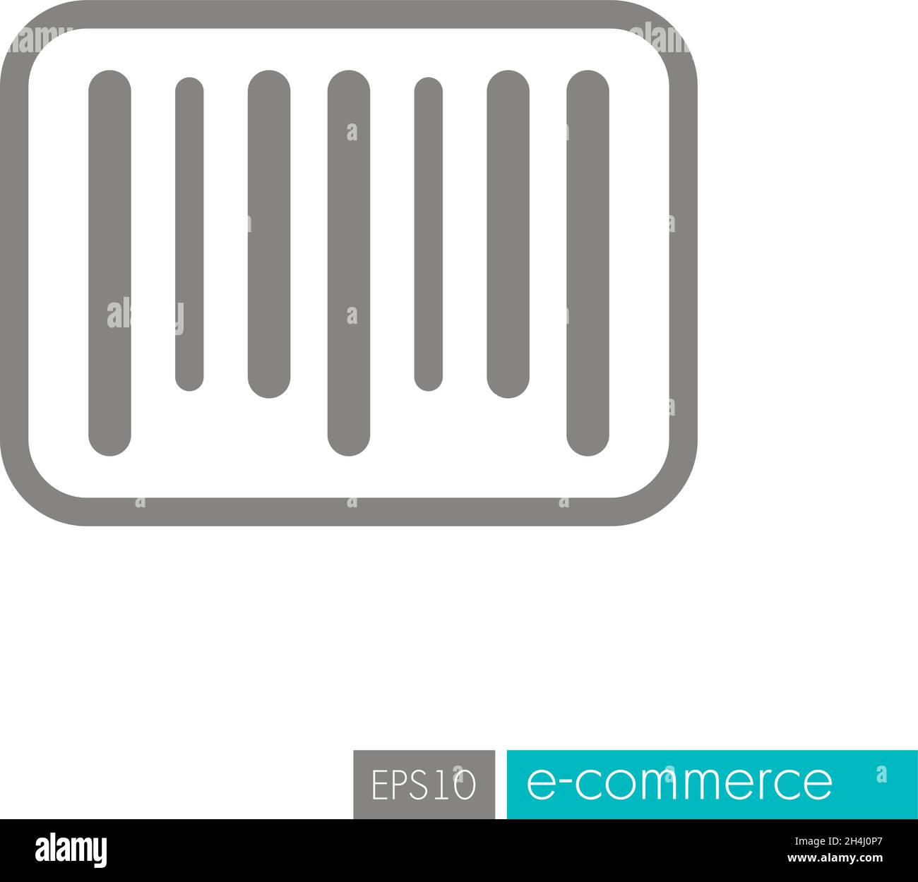 Barcode icon. E-commerce sign. Graph symbol for your web site design ...