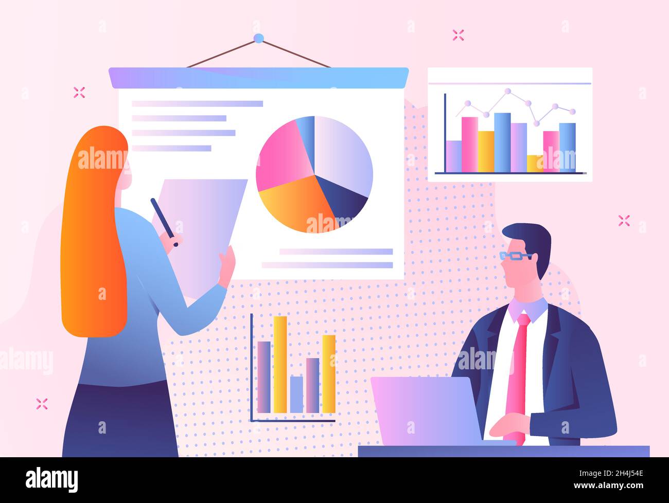 Data inform concept Stock Vector