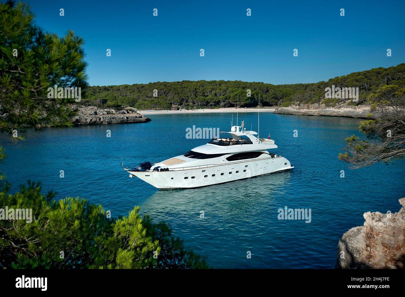 Exterior Cento by Excalibur 26m Luxury motor yacht Stock Photo